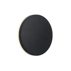 LED Wandaußenleuchte Schwarz Nordlux Artego Round IP54 468lm 3000K 15cm