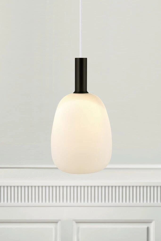 Hängelampe Opalglas Nordlux Alton 23 Messing, Schwarz E27 7 Hängelampe Opalglas Nordlux Alton 23 Messing, Schwarz E27 – Bild 5