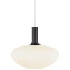Nordlux ALTON 35 Pendelleuchte Schwarz, Messing, Opal Weiß E27 Dimmbar 35x30cm 2 Nordlux ALTON 35 Pendelleuchte Schwarz, Messing, Opal Weiß E27 Dimmbar 35x30cm -Nordlux 48973001 2