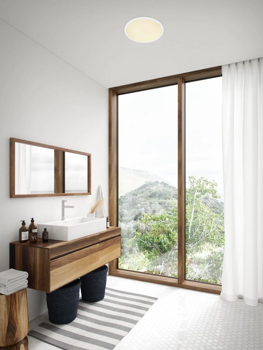 Nordlux OJA 60 Weiss IP20 LED Deckenleuchte Weiß 3200lm Stepdimmer 60x60x3,2cm 7 Nordlux OJA 60 Weiss IP20 LED Deckenleuchte Weiß 3200lm Stepdimmer 60x60x3,2cm – Bild 5