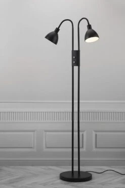 Nordlux Ray Stehleuchte E14, 2-flg. Schwarz Mit Flexarm 2x Dimmer 6 Nordlux Ray Stehleuchte E14, 2-flg. Schwarz Mit Flexarm 2x Dimmer -Nordlux 72224003