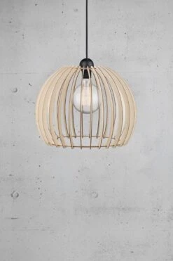 Nordlux Chino 40 Holzlamellen Pendelleuchte E27 Naturfarbend 8 Nordlux Chino 40 Holzlamellen Pendelleuchte E27 Naturfarbend -Nordlux 84843014 1