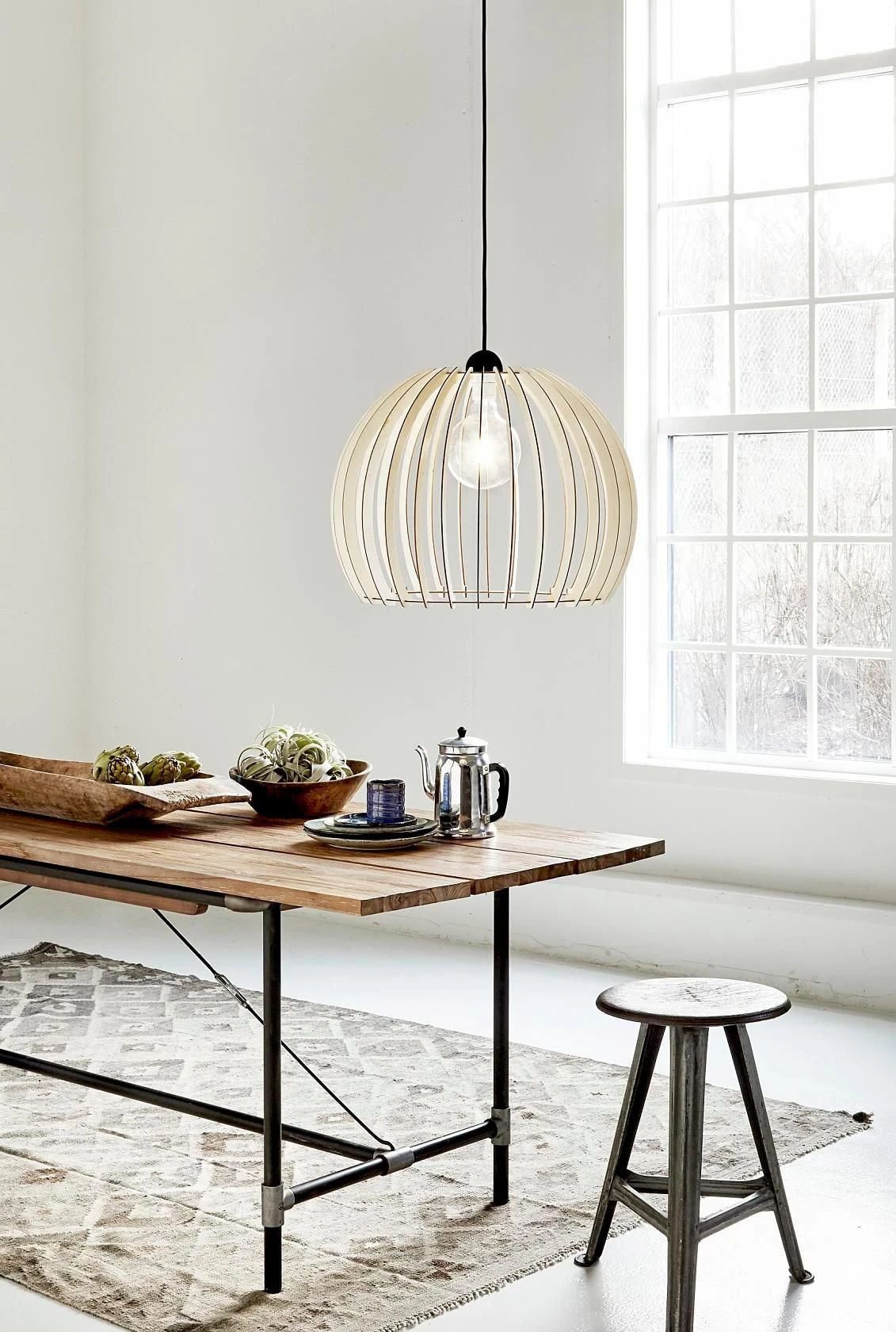 Nordlux Chino 40 Holzlamellen Pendelleuchte E27 Naturfarbend 6 Nordlux Chino 40 Holzlamellen Pendelleuchte E27 Naturfarbend – Bild 4