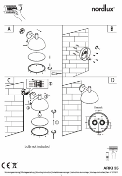 Nordlux Arki 35 Outdoor Außenwandleuchte Verzinkt 11 Nordlux Arki 35 Outdoor Außenwandleuchte Verzinkt -Nordlux arki35 1