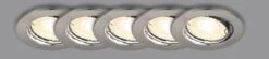 LED Einbaustrahler Nickel Gebürstet Nordlux Canis 5er Set GU10 A 345lm 2700K 13 LED Einbaustrahler Nickel Gebürstet Nordlux Canis 5er Set GU10 A 345lm 2700K -Nordlux canis5ersetnickelgeb rstet 1