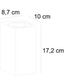 Wandaußenleuchte Up Down Weiß Nordlux Canto Kubi Maxi 2 2x GU10 12 Wandaußenleuchte Up Down Weiß Nordlux Canto Kubi Maxi 2 2x GU10 -Nordlux canto kubi maxi tz 1