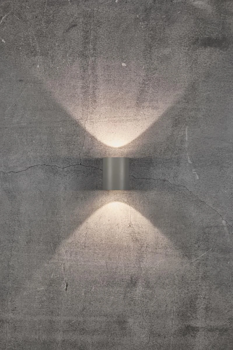 LED Wandaußenleuchte Up Down Grau Nordlux Canto 2 2x A 6W 500lm 3000K 7 LED Wandaußenleuchte Up Down Grau Nordlux Canto 2 2x A 6W 500lm 3000K – Bild 5