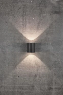 LED Wandaußenleuchte Up Down Seaside Schwarz Nordlux Canto 2 2x A 6W 500lm 3000K 13 LED Wandaußenleuchte Up Down Seaside Schwarz Nordlux Canto 2 2x A 6W 500lm 3000K -Nordlux canto 2 49701203 4