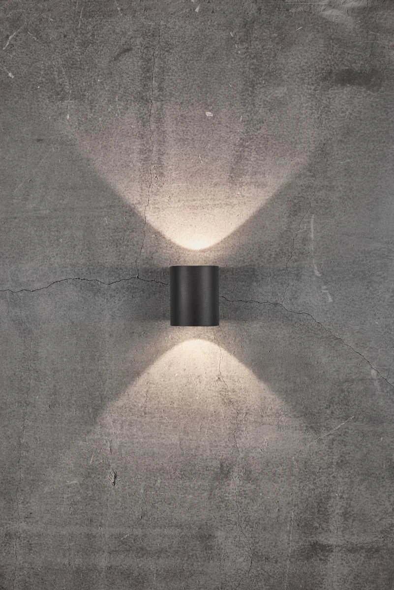 LED Wandaußenleuchte Up Down Seaside Schwarz Nordlux Canto 2 2x A 6W 500lm 3000K 6 LED Wandaußenleuchte Up Down Seaside Schwarz Nordlux Canto 2 2x A 6W 500lm 3000K – Bild 4