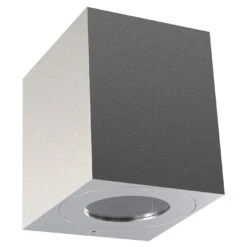 LED Wandaußenleuchte Up Down Edelstahl Nordlux Canto Kubi 2 2x A 6W 500lm 3000K