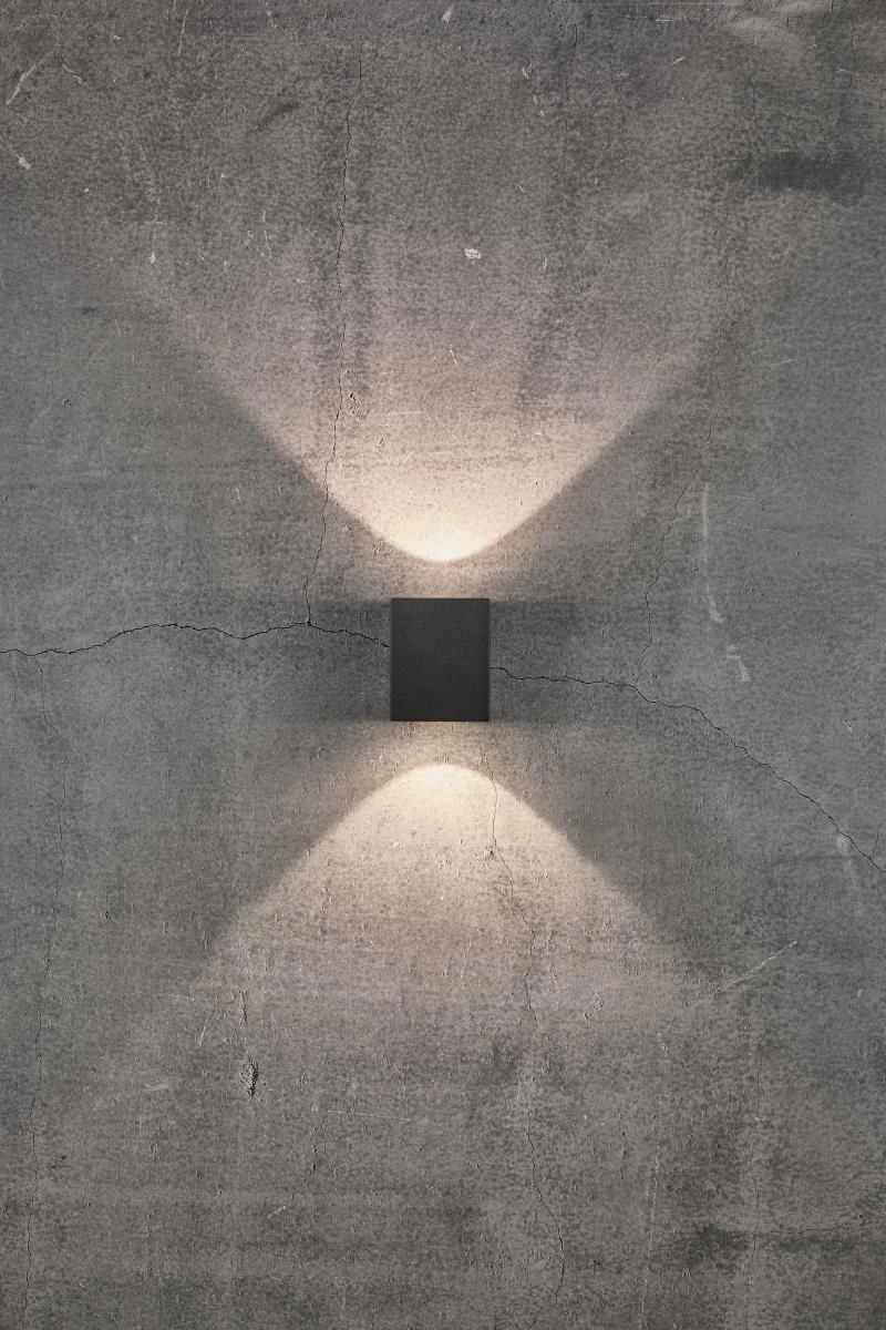 LED Wandaußenleuchte Up Down Seaside Schwarz Nordlux Canto Kubi 2 2x A 6W 500lm 3000K 8 LED Wandaußenleuchte Up Down Seaside Schwarz Nordlux Canto Kubi 2 2x A 6W 500lm 3000K – Bild 6