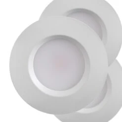 LED Einbauleuchte Weiß Nordlux Dorado IP65 3er Set A 345lm 2700K Dimmbar -Nordlux dorado 49430101 3.er