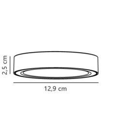 Nordlux SOLLER LED Einbaustrahler Weiß 600lm IP44 Stepdimmer 12,9x12,9x2,5cm -Nordlux einbauleuchte soller 129mm tz