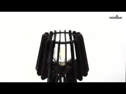 Nordlux GROA Tischlampe Braun Holz E27 Mit Kabelschalter 26x26x40cm 13 Nordlux GROA Tischlampe Braun Holz E27 Mit Kabelschalter 26x26x40cm -Nordlux hqdefault 4 21