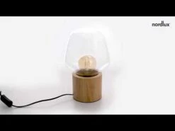 Nordlux CHRISTINA Tischlampe Holz E27 Mit Kabelschalter 19,5x19,5x30cm -Nordlux hqdefault 5 17