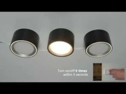 Nordlux LANDON LED Aufbauleuchte Schwarz 600lm IP44 12,5x12,5x8,2cm -Nordlux hqdefault 6 49