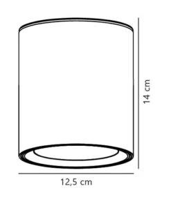 Nordlux LANDON LED Aufbauleuchte Schwarz 600lm IP44 12,5x12,5x14cm -Nordlux landon aufbaulampe 140mm tz 2