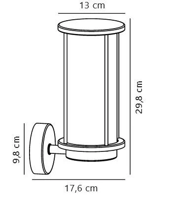 Nordlux LINTON Außenwandleuchte Messing E27 IP54 Dimmbar 13x13x29,8cm 5 Nordlux LINTON Außenwandleuchte Messing E27 IP54 Dimmbar 13x13x29,8cm – Bild 3
