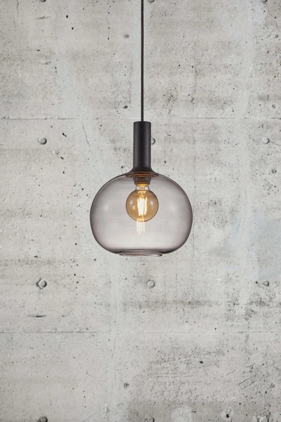 Hängelampe Rauchglas Nordlux Alton 25 Schwarz E27 6 Hängelampe Rauchglas Nordlux Alton 25 Schwarz E27 – Bild 4