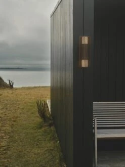 Nordlux Up Down Wandleuchte Aludra Seaside Metallisch Braun Alu IP54 2xE27 -Nordlux m aludra 2418121261 1