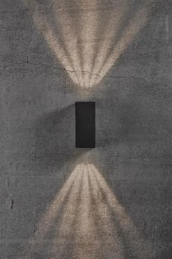 LED Wandaußenleuchte Up Down Schwarz Nordlux Asbol Kubi IP44 3000K -Nordlux m asbol kubi 2019071003 4