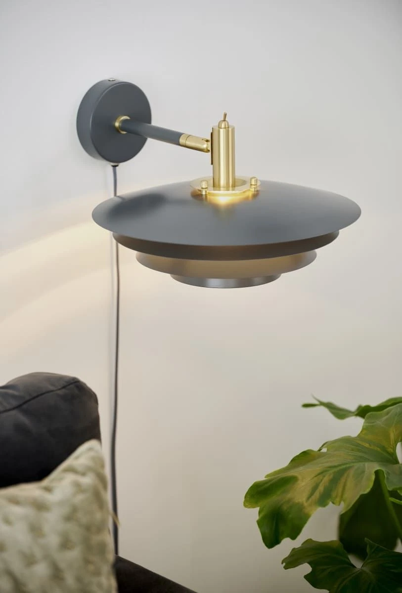 Nordlux Bretagne Wandleuchte Grau 6 Nordlux Bretagne Wandleuchte Grau – Bild 4