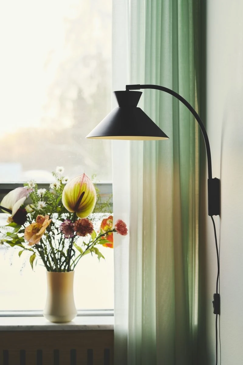 Nordlux Dial Wandleuchte Schwarz E27 IP20 6 Nordlux Dial Wandleuchte Schwarz E27 IP20 – Bild 4