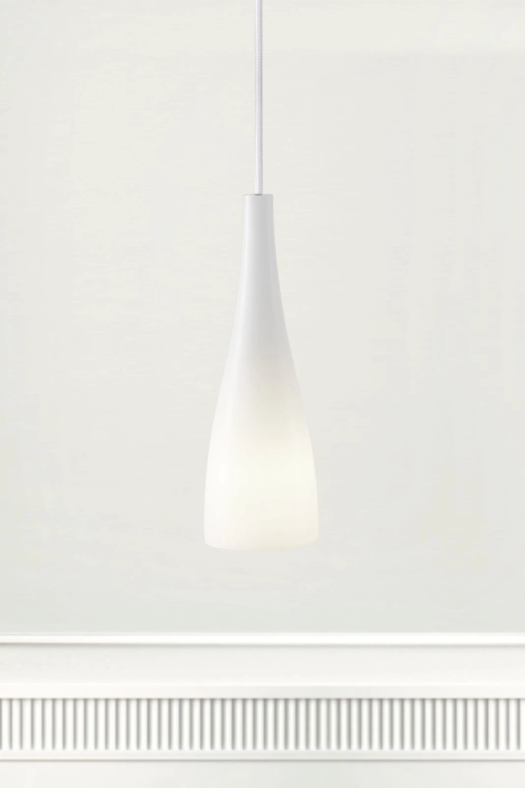 Nordlux Embla Glas Pendelleuchte E27 Weiß Flaschenform 4 Nordlux Embla Glas Pendelleuchte E27 Weiß Flaschenform – Bild 2