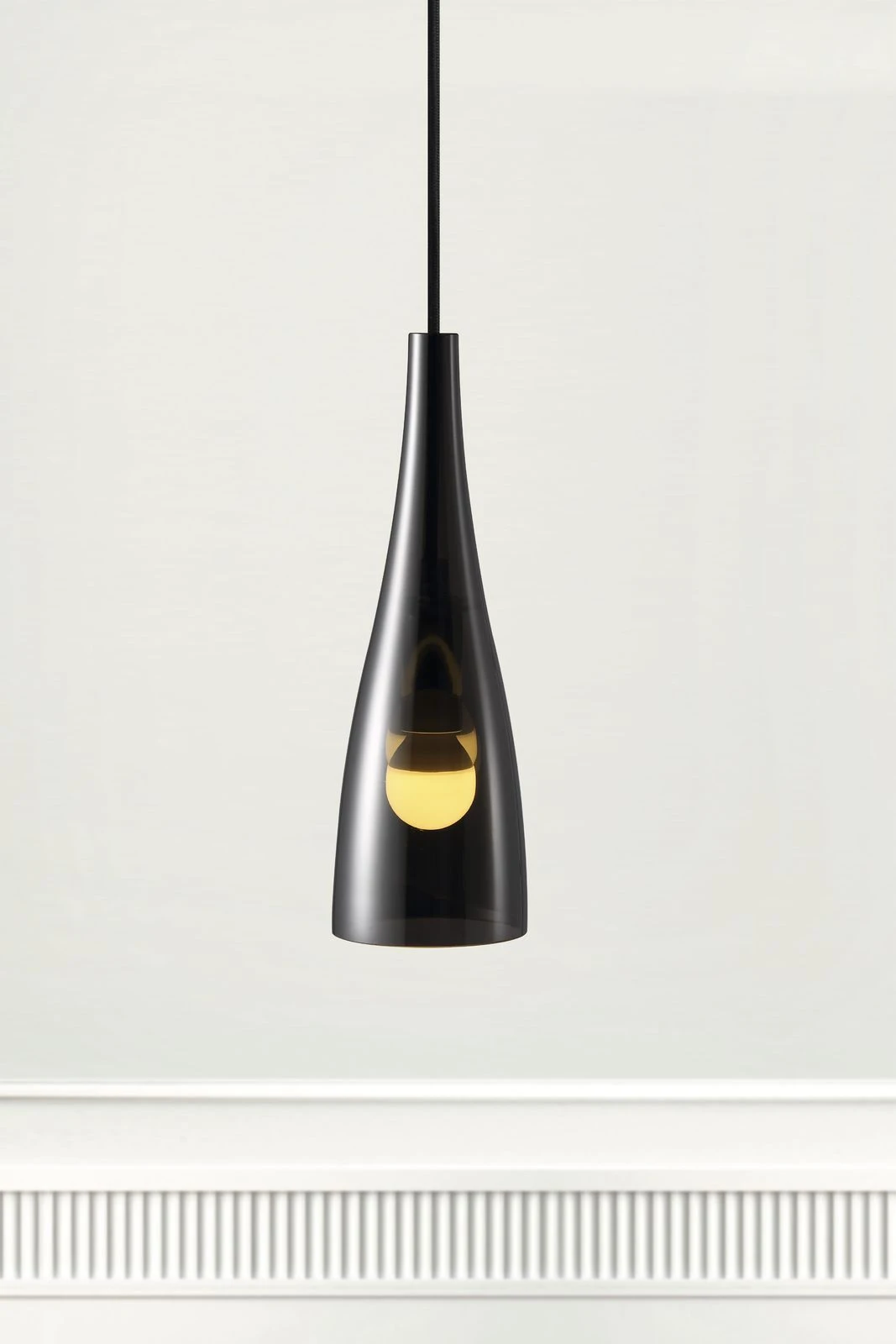 Nordlux Embla Glas Pendelleuchte E27 Rauchglas Flaschenform 4 Nordlux Embla Glas Pendelleuchte E27 Rauchglas Flaschenform – Bild 2