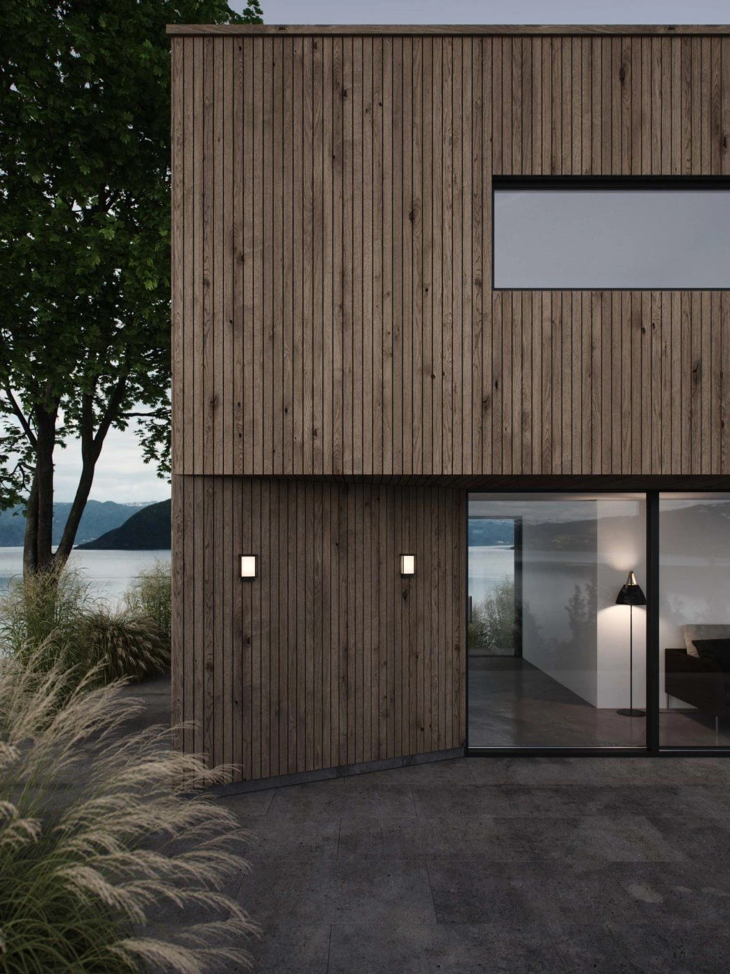 LED Wandaußenleuchte Schwarz Nordlux Nestor IP44 550lm 2700K 4 LED Wandaußenleuchte Schwarz Nordlux Nestor IP44 550lm 2700K – Bild 2