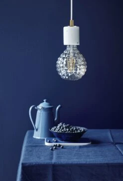 Nordlux SIV Pendelaufhang E27, Marmor Weiß, 270cm Textilkabel -Nordlux m siv 45883001 2 1600x1600 1