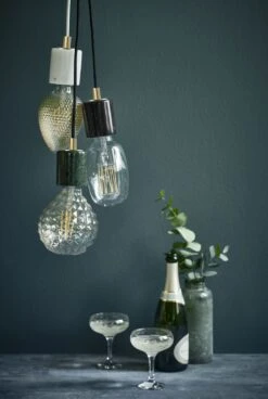 Nordlux SIV Pendelaufhang E27, Marmor Weiß, 270cm Textilkabel -Nordlux m siv 45883001 45883003 45883023 1600x1600 1