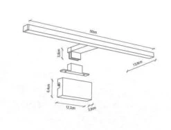 Nordlux MARLEE LED Spiegelleuchte Weiß 4000K 90Ra IP44 50x13,6x3,8cm 12 Nordlux MARLEE LED Spiegelleuchte Weiß 4000K 90Ra IP44 50x13,6x3,8cm -Nordlux marlee spiegellampe tz 2