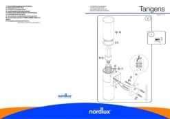 Nordlux Tangens Bad Wandleuchte Geb. Stahl 7 Nordlux Tangens Bad Wandleuchte Geb. Stahl -Nordlux n17141032 ze