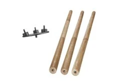 Nordlux Kettle Tripod 100 Holz Braun 102,9cm Mit Gewinde Für Kettle 22 Und 36 -Nordlux n2018044014 1