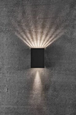 Nordlux Fold 10 Außenwandleuchte LED 2x200lm Schwarz Inkl. Schablonen 14 Nordlux Fold 10 Außenwandleuchte LED 2x200lm Schwarz Inkl. Schablonen -Nordlux n2019041003 4