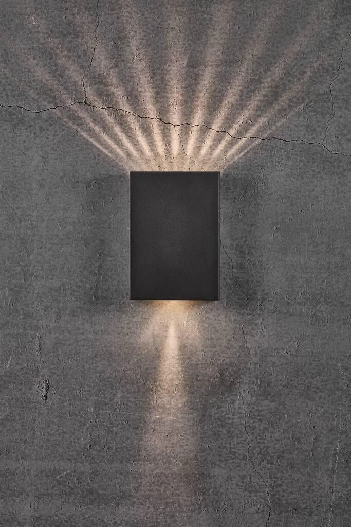 Nordlux Fold 15 Außenwandleuchte LED 2x150lm Schwarz Inkl. Schablonen 7 Nordlux Fold 15 Außenwandleuchte LED 2x150lm Schwarz Inkl. Schablonen – Bild 5