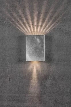 Nordlux Fold 15 Außenwandleuchte LED 2x250lm Verzinkt Inkl. Schablonen -Nordlux n2019051031 1