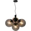 Hängelampe Mit 4 Kugeln Rauchglas Schwarz Nordlux Ivona E27 2 Hängelampe Mit 4 Kugeln Rauchglas Schwarz Nordlux Ivona E27 -Nordlux n2112153003
