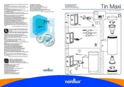 Nordlux Tin Maxi Außenwandleuchte Up-Down Weiss -Nordlux n21511101 ze 1