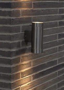 Nordlux Tin Maxi Außenwandleuchte Up-Down Edelstahl -Nordlux n21511134 4 1