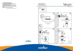 Nordlux Virum Außenwandleuchte Verzinkt -Nordlux n24111031 ze