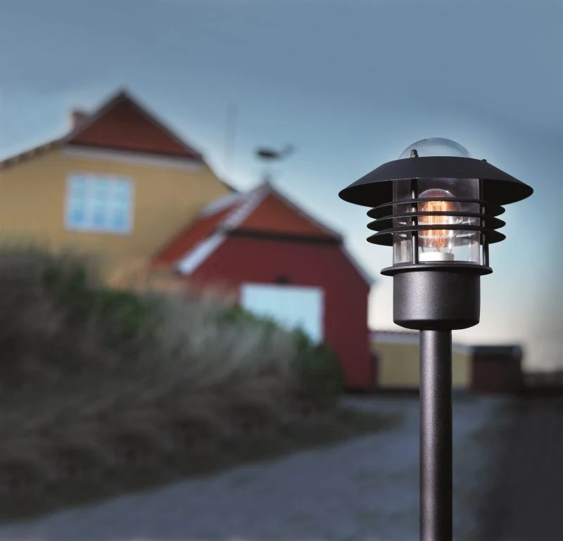 Nordlux Vejers Nordische Außen Wegeleuchte E27 Schwarz 5 Nordlux Vejers Nordische Außen Wegeleuchte E27 Schwarz – Bild 3