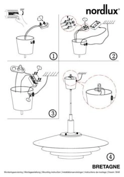 Nordlux Bretagne Pendelleuchte Weiss 9 Nordlux Bretagne Pendelleuchte Weiss -Nordlux n39483001 ze