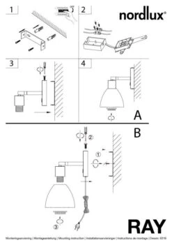 Nordlux Ray Wandspot Chrom Mit Schalter 7 Nordlux Ray Wandspot Chrom Mit Schalter -Nordlux n63191033 ze