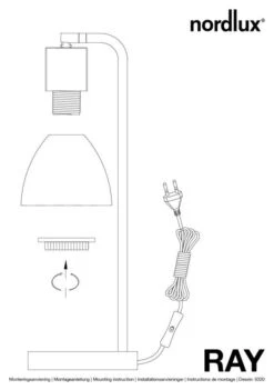 Nordlux Ray Tischleuchte Chrom 7 Nordlux Ray Tischleuchte Chrom -Nordlux n63201033 ze