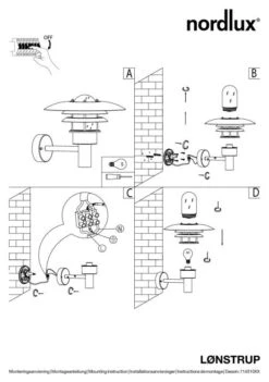 Nordlux Lønstrup 22 Außenwandleuchte Schwarz 5 Nordlux Lønstrup 22 Außenwandleuchte Schwarz -Nordlux n71431003 ze