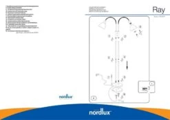 Nordlux Ray Dimmbar Stehleuchte Chrom -Nordlux n72224033 ze