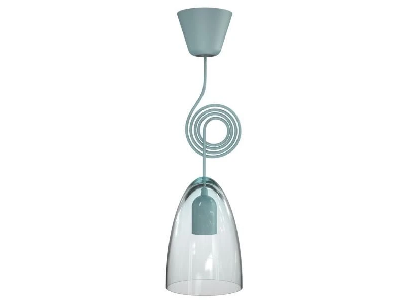 Nordlux Funk Jubi Indoor Hängelampe E27 Transparent Türkis 3 Nordlux Funk Jubi Indoor Hängelampe E27 Transparent Türkis