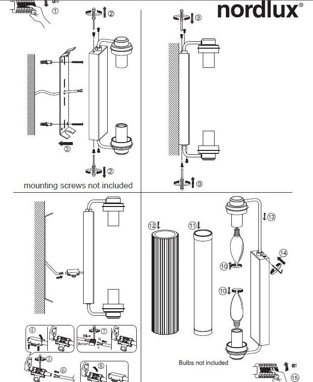 Nordlux Nimal Double Spiegelleuchte Messing 2xE14 IP44 35x12,5x7,8cm 8 Nordlux Nimal Double Spiegelleuchte Messing 2xE14 IP44 35x12,5x7,8cm – Bild 6